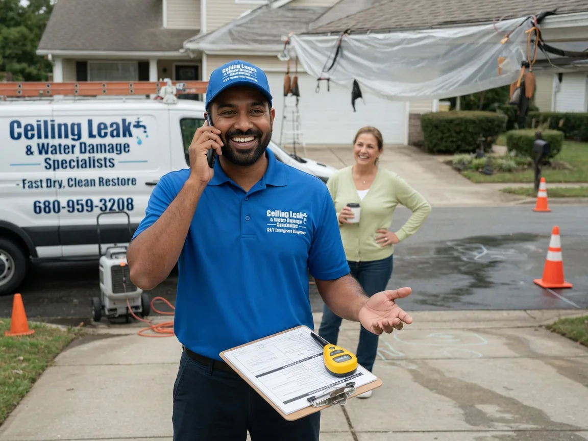 Ceiling Leak Cleanup Cartwright, ND FAQs